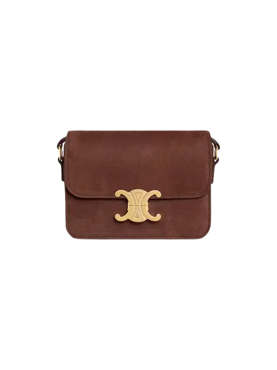 Celine TEEN TRIOMPHE BAG IN Grained Nubuck Calfskin