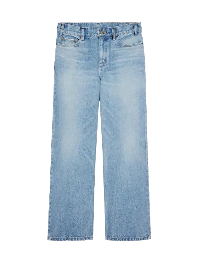 Celine Jolene Jeans in Golden Blue Wash Denim