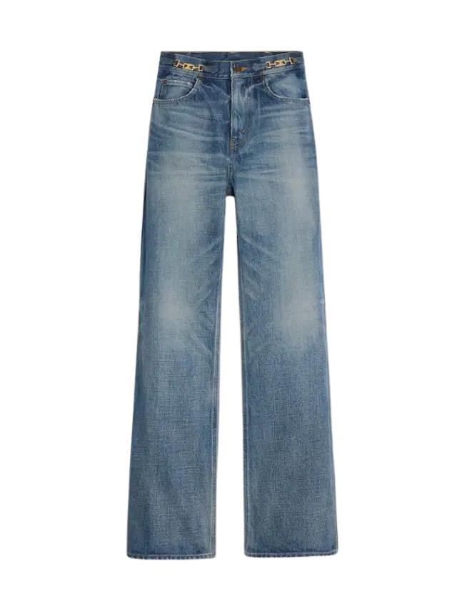 Celine Jane Flare Jeans in Denim Union Wash