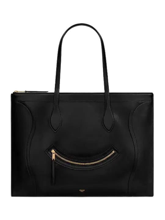 Celine Flat Cabas New Luggage in Glossy Calfskin