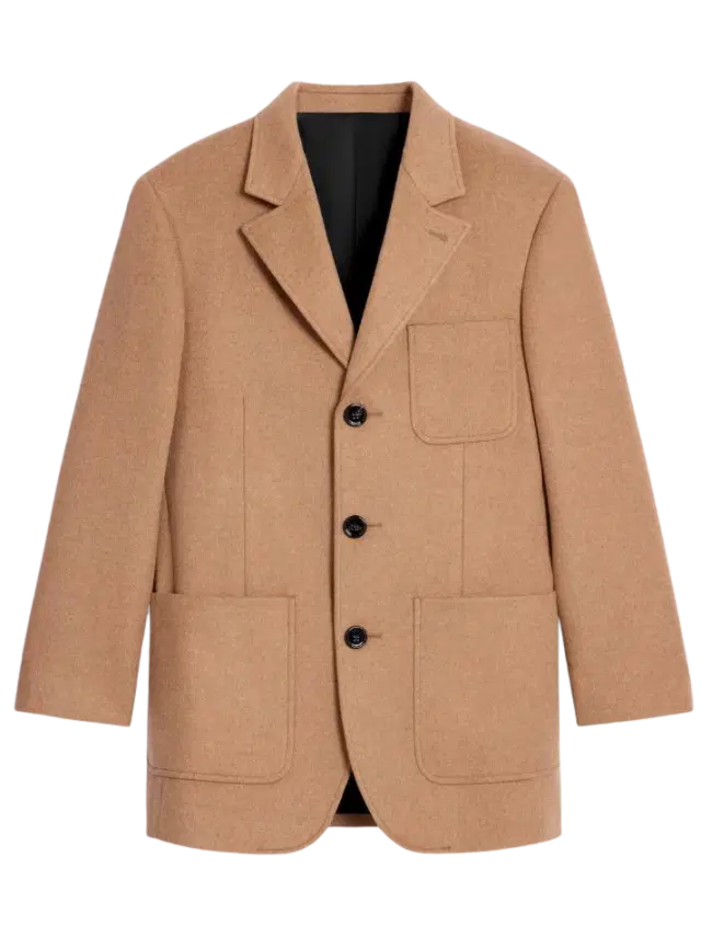 Tailored Jacket in Cashmere Flannel