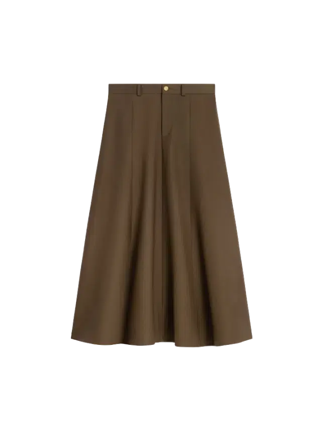 Celine Skirt in Cotton Gabardine