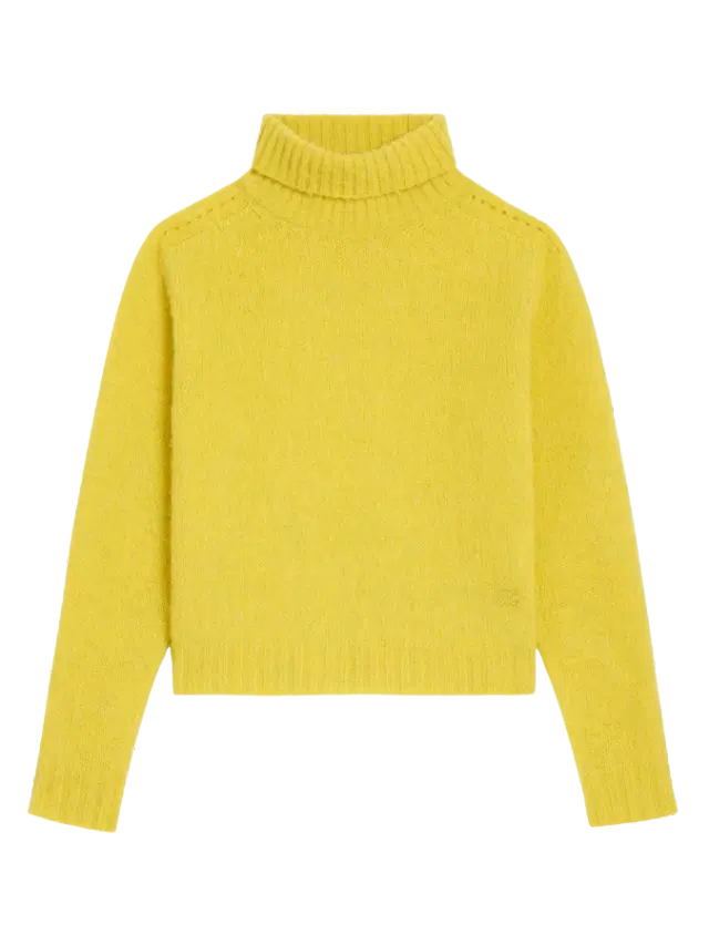 Turtleneck Sweater in Shetland Wool