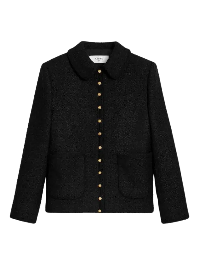 Chasseur Jacket in Cashmere Bouclette Natte