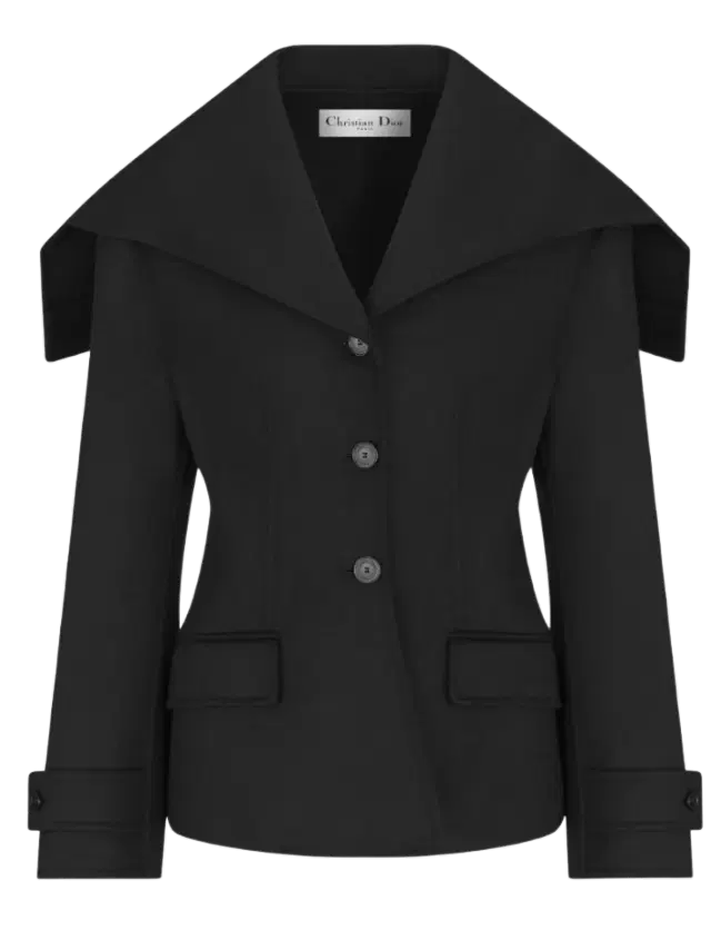Dior Fitted Jacket with Sailor Collar