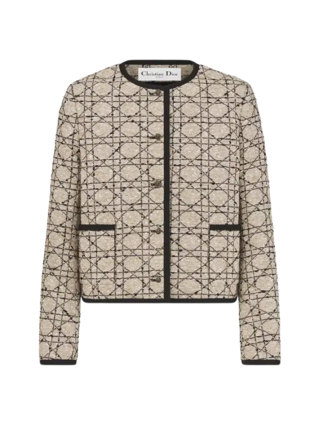 Dior Macrocannage Cropped Jacket
