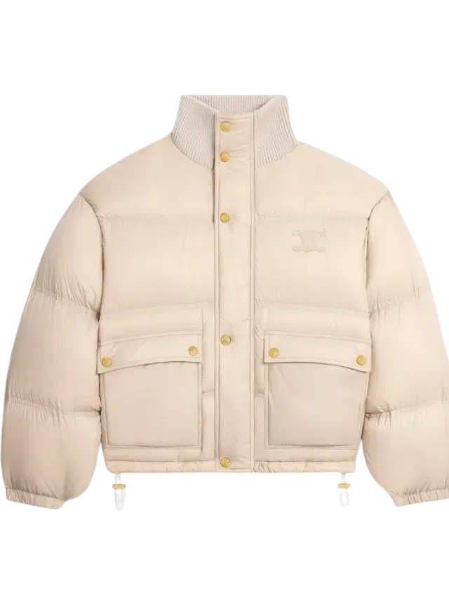 Puffer Jacket in Light Nylon