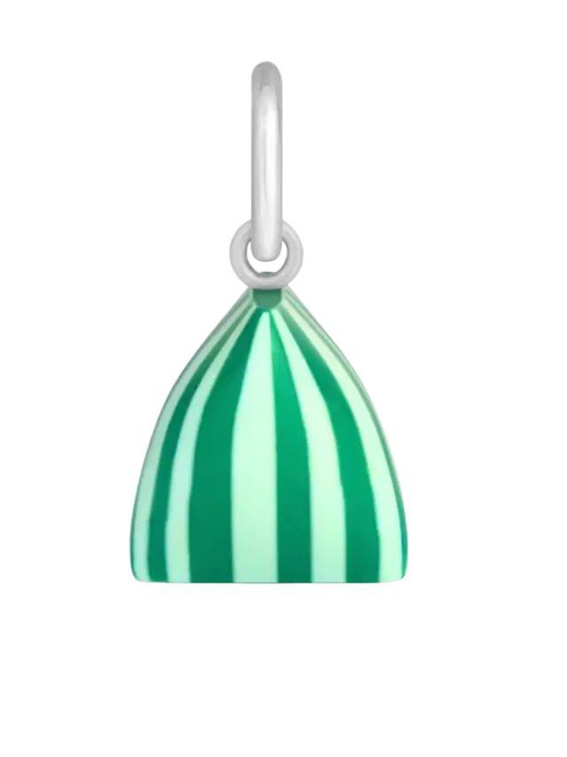 Celine Celine Charms Berlingot in Resin and Brass with Rhodium Finish