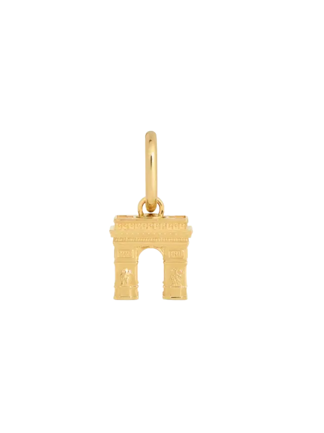 Celine Celine Charms Arc de Triomphe in Brass with Gold Finish