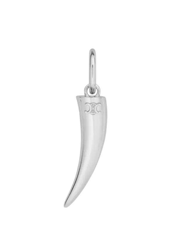 Celine Celine Charms Horn in Brass with Rhodium Finish
