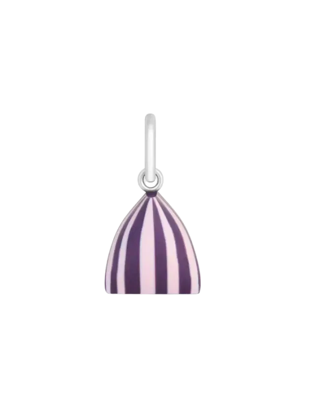 Celine Celine Charms Berlingot in Resin and Brass with Rhodium Finish