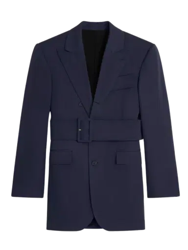 Celine Colonne Jacket in Grain de Pourdre Wool | Thumbnail 1 Celine Colonne Jacket in Grain de Pourdre Wool | Thumbnail 1