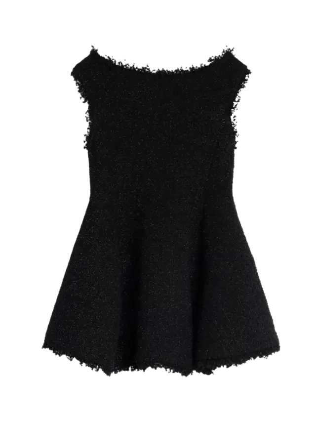 Mini Dress in Knit Natte