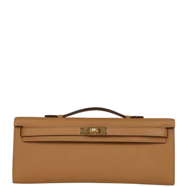HERMÈS Hermes Kelly Cut Biscuit Epsom Gold Hardware | Thumbnail 1 HERMÈS Hermes Kelly Cut Biscuit Epsom Gold Hardware | Thumbnail 1