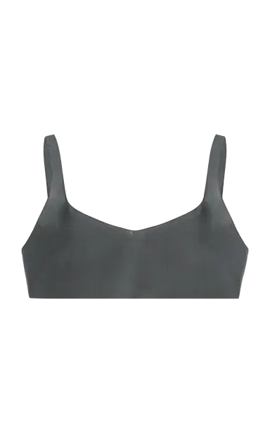 Prada Silk Crepe de Chine Cropped Top | Thumbnail 1 Prada Silk Crepe de Chine Cropped Top | Thumbnail 1