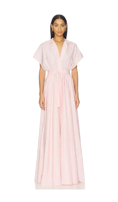 Norma Kamali Super Oversized Nk Shirt Flared Gown | Thumbnail 1 Norma Kamali Super Oversized Nk Shirt Flared Gown | Thumbnail 1