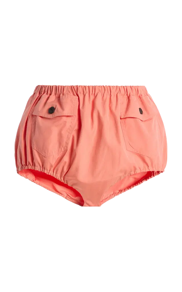 Prada Cotton-Poplin Bloomer Shorts