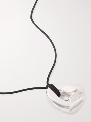 AGMES Recycled Sterling Silver And Suede Necklace (In Store) | Thumbnail 2