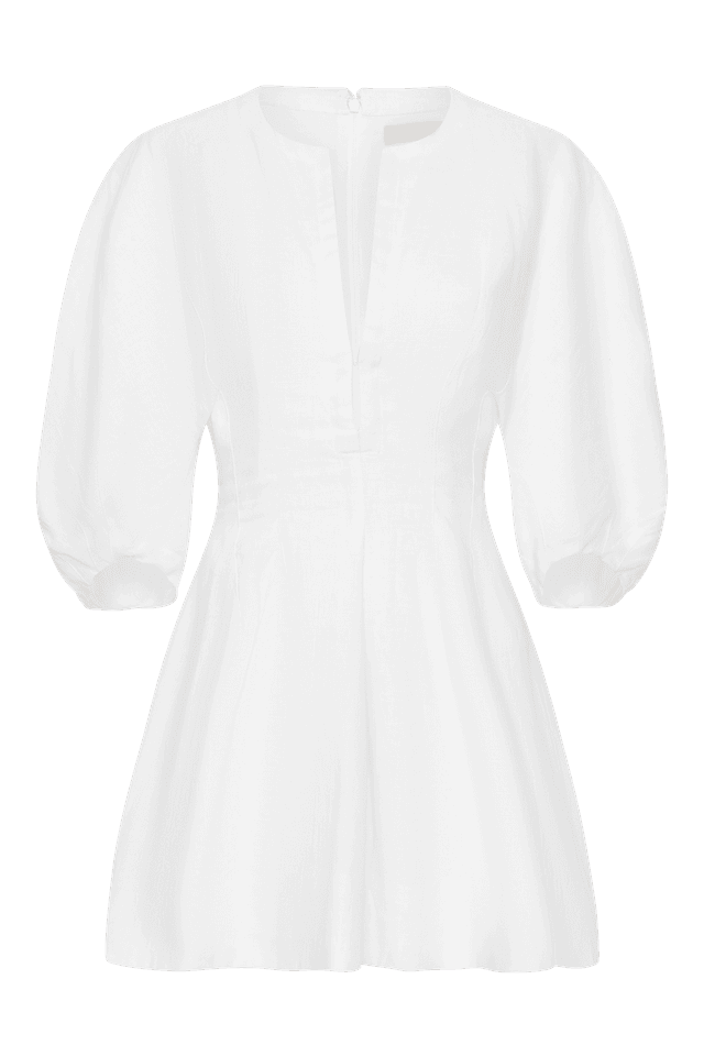 Soleil Linen Mini Dress (In Store)