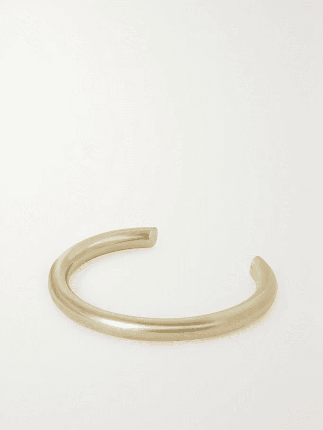 Weightless Hollow Tube gold-plated choker (In Store)