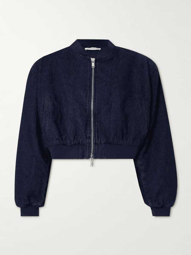 Micky padded denim bomber (In Store)