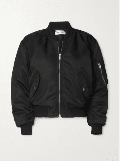 Ruched padded shell bomber jacket (In-Store)