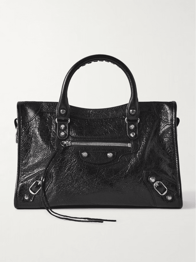 Le City small textured-leather tote (In-Store)