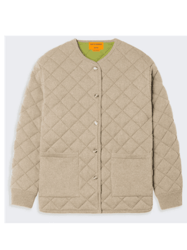 Guest In Residence Quilted Liner Jacket In Cashmere Blend (In Store) | Thumbnail 1