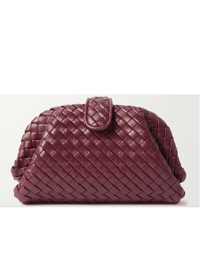 Lauren 1980 small intrecciato leather clutch (In Store)