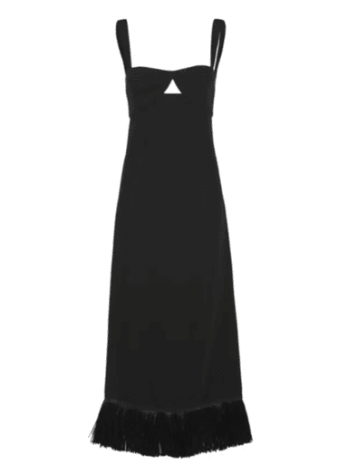 Johanna Ortiz Black Staying Power Ankle Dress (In Store) | Thumbnail 1