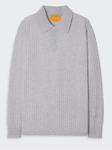 Guest In Residence Theo Waffle Polo In Cashmere (In Store) | Thumbnail 1