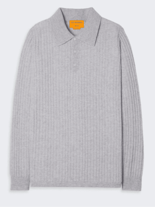 Theo Waffle Polo In Cashmere (In Store)