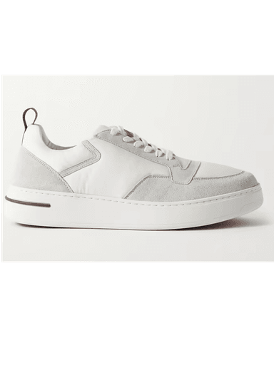 Loro Piana Newport Walk Suede and Shell Sneakers (In Store) | Thumbnail 1