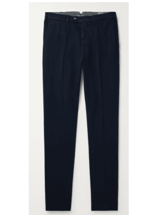 Slim-Fit Cotton-Gabardine Trousers (In Store)