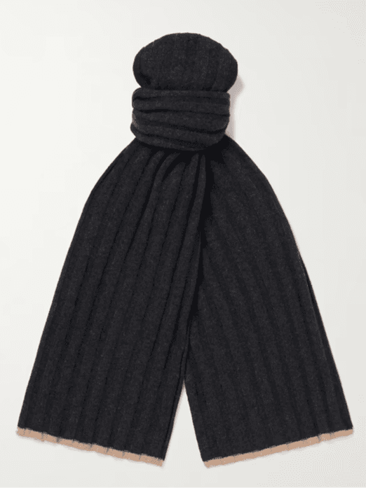 Ribbed Cashmere Scarf (In Store)