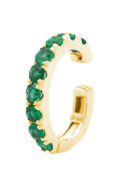 Emerald 18K Gold Ear Cuff (In Store)