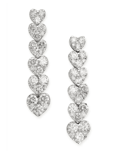 Wish Fine Jewelry Diamond 18K Gold Linear Earring (In Store) | Thumbnail 1