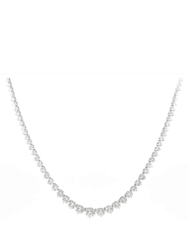 Wish Fine Jewelry Diamond 18K Gold Graduated Tennis Necklace (In Store) | Thumbnail 1