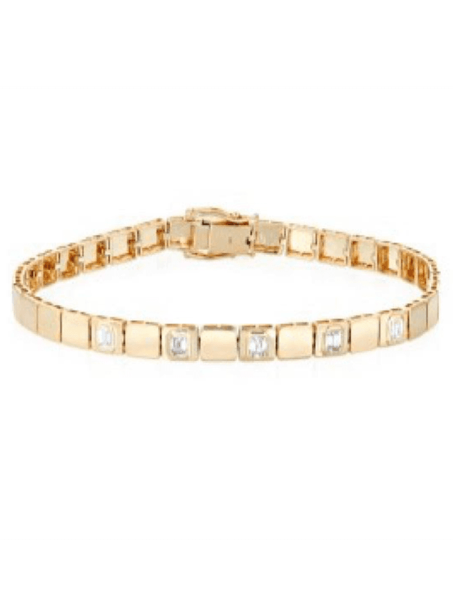 Diamond 14K Gold Bracelet (In Store)