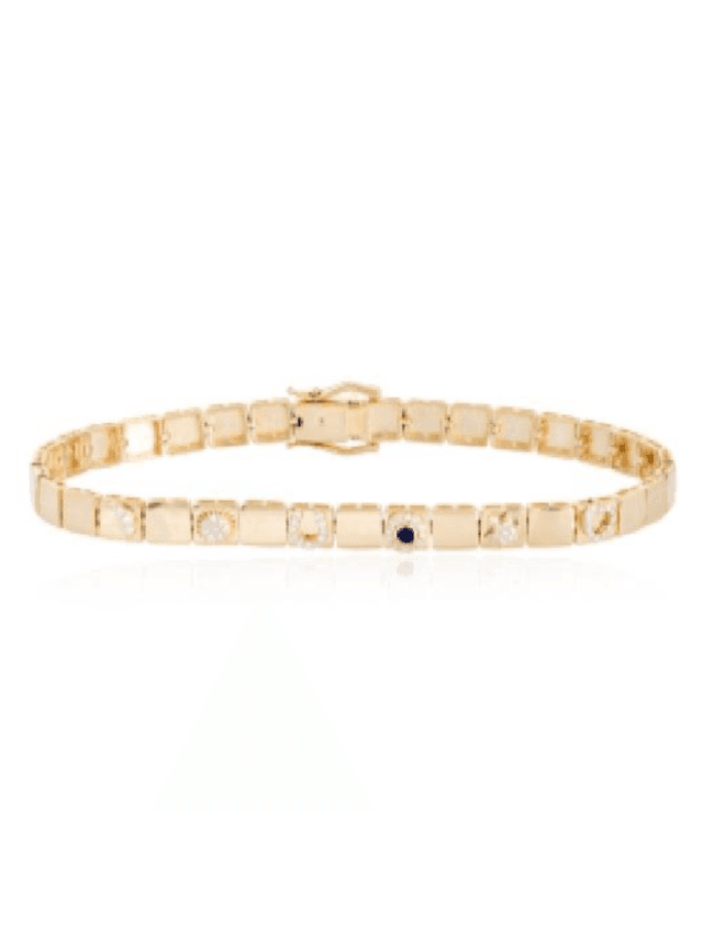 Diamond 14K Gold Charm Bracelet (In Store)