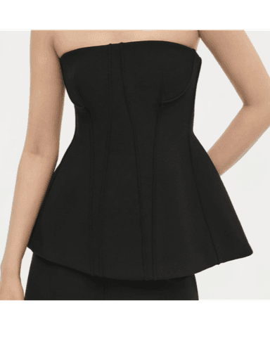 Simkhai Parker Top in Black (In Store) | Thumbnail 1