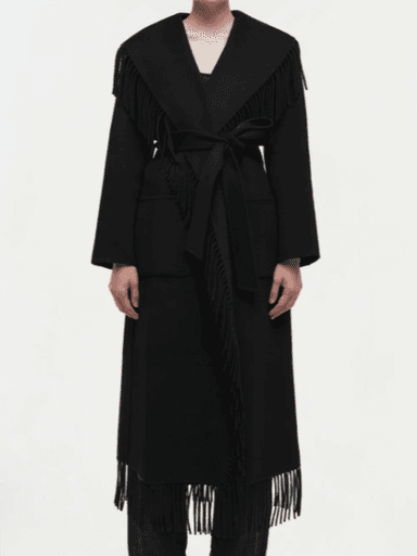 Simkhai Carrie Coat in Black (In Store) | Thumbnail 1