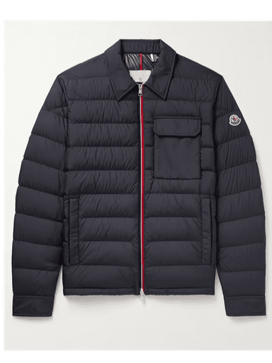 Moncler Fazzon Logo-Appliquéd Quilted Shell Down Jacket (In Store) | Thumbnail 1