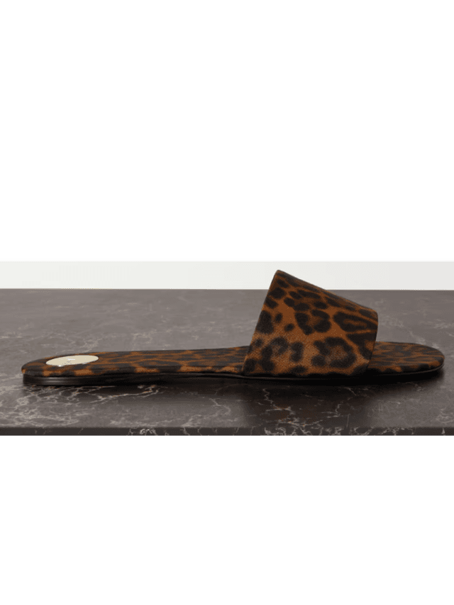 Carlyle leopard-print grosgrain sandals (In Store)