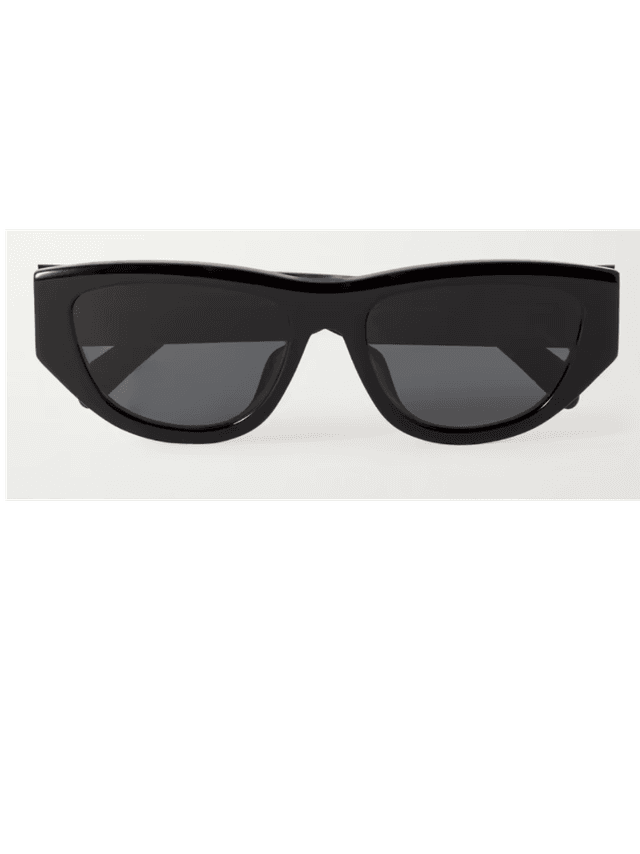 Monochroms 01 cat-eye acetate sunglasses (In Store)