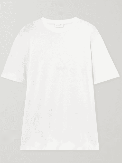 Embroidered cotton T-shirt (In Store)