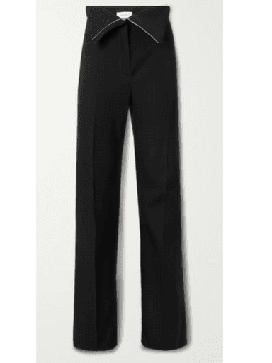 Alexander McQueen Wool-twill flared pants (In Store) | Thumbnail 1