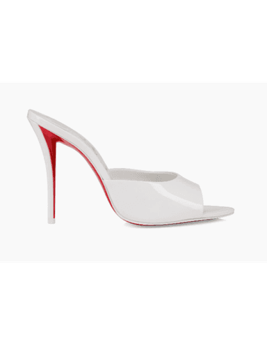 Christian Louboutin Miss Z 100MM Patent Leather Mules | Thumbnail 1