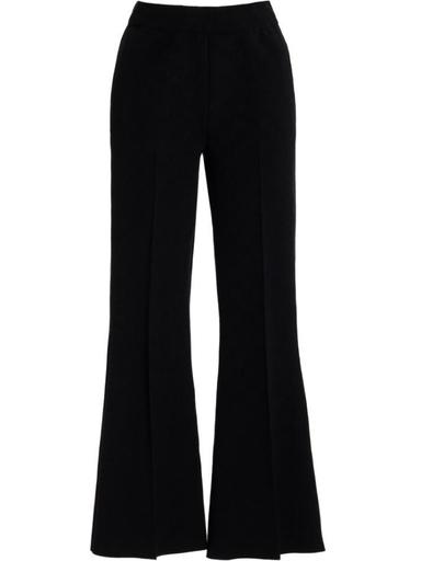 HIGH SPORT Kick Stretch-Cotton Knit Cropped Flared Pants | Thumbnail 1