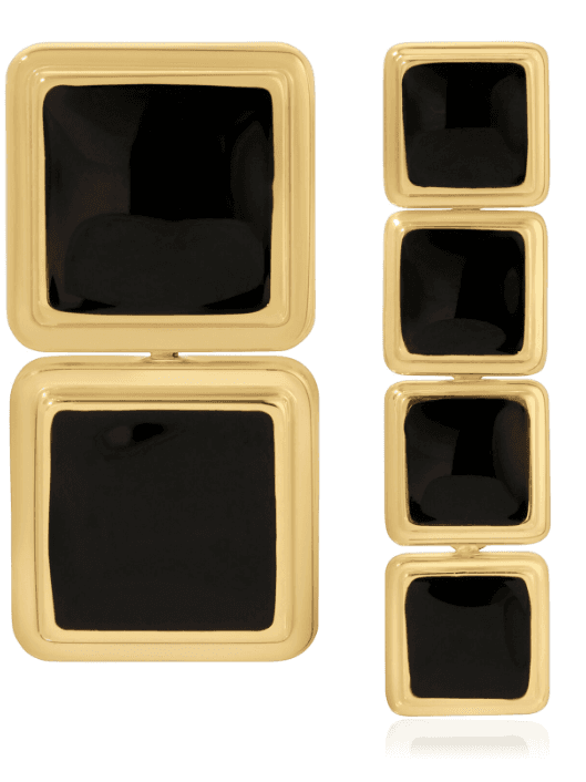 Archer 18K Gold-Plated Drop Earrings